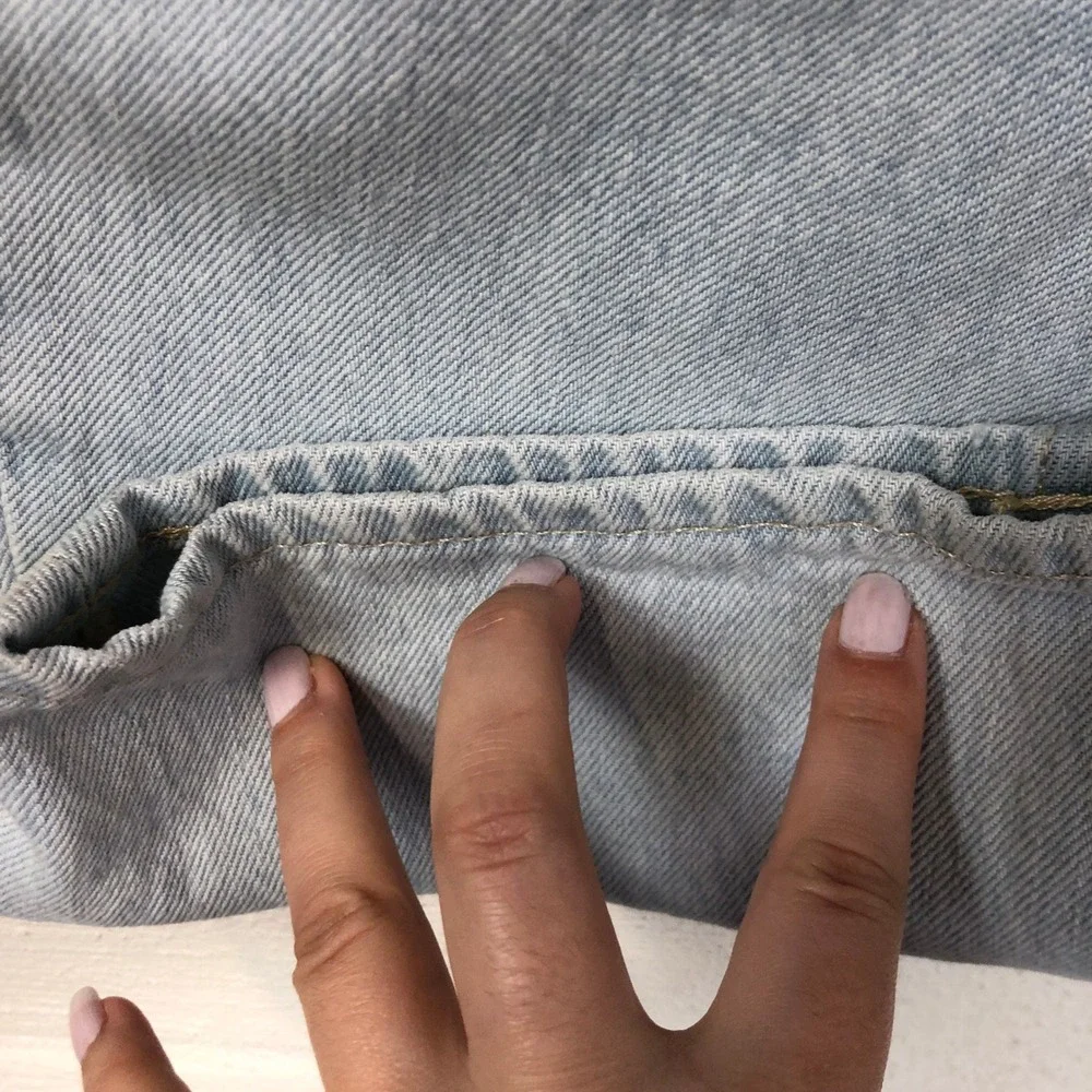 GAP Womens High Rise Barrel Jean Size 31/12 Blue Light Wash - Picture 8 of 16